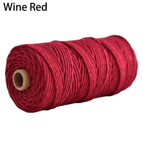 Hand Woven Goods Hemp Rope Double Strand Cotton Yarn Color Hemp Rope Diy Accessories 100m Hand Woven Goods Hemp Rope Double Strand Cotton Yarn Color Hemp Rope Diy Accessories 100m